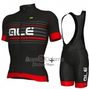 Ale Ropa Ciclismo Culotte Corto 2018 Hombre Mangas Cortas Negro y Rojo