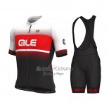 Ale Ropa Ciclismo Culotte Corto 2021 Hombre Mangas Cortas Rojo Negro