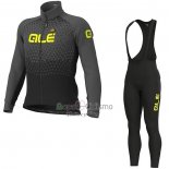 Ale Ropa Ciclismo Culotte Largo 2020 Hombre Mangas Largas AMarillo Negro(1)