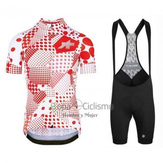 Assos Erlkoenig Ropa Ciclismo Culotte Corto 2020 Hombre Mangas Cortas Rojo Blanco