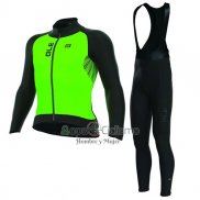 Ale Nordik Ropa Ciclismo Culotte Largo 2017 Hombre Mangas Largas Verde