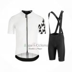 Assos Ropa Ciclismo Culotte Corto 2021 Hombre Mangas Cortas Blanco Negro