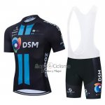 Dsm Ropa Ciclismo Culotte Corto 2021 Mangas Cortas Azul Negro
