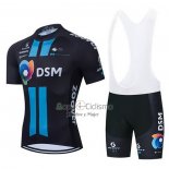Dsm Ropa Ciclismo Culotte Corto 2021 Mangas Cortas Azul Negro