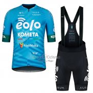Eolo Kometa Ropa Ciclismo Culotte Corto 2023 Hombre Mangas Cortas Azul