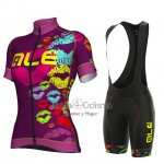 Ale Ropa Ciclismo Culotte Corto 2018 Hombre Mangas Cortas Fucsia