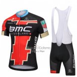 Bmc Ropa Ciclismo Culotte Corto 2018 Mangas Cortas Negro y Rojo