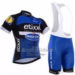Etixx Quick Step Ropa Ciclismo Culotte Corto 2018 Mangas Cortas Azul