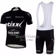 Etixx Quick Step Ropa Ciclismo Culotte Corto 2018 Mangas Cortas Negro
