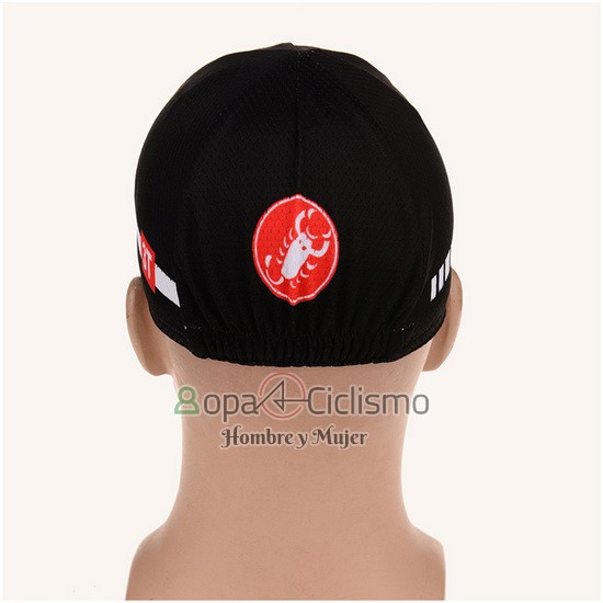 Castelli Gorra Negro y Rojo 2015 Ciclismo