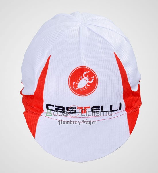 Castellii Gorra Blanco y Rojo 2012 Ciclismo