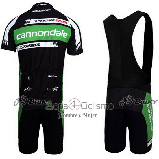 Cannondale Ropa Ciclismo Culotte Corto 2011 Hombre Mangas Cortas Negro y Verde