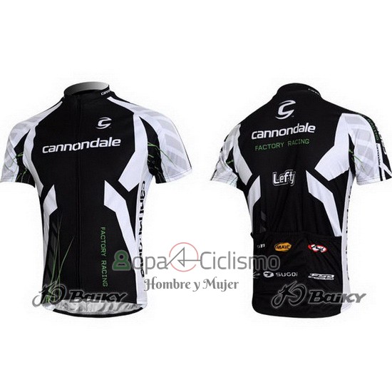 Cannondale Ropa Ciclismo Culotte Corto 2012 Hombre Mangas Cortas Negro