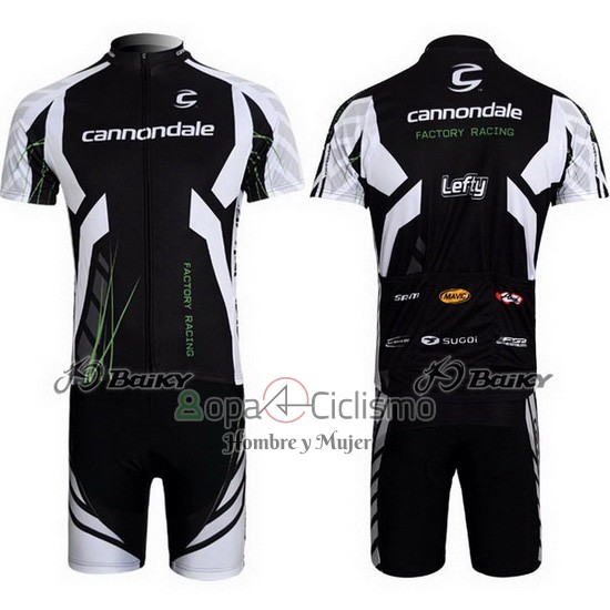Cannondale Ropa Ciclismo Culotte Corto 2012 Hombre Mangas Cortas Negro
