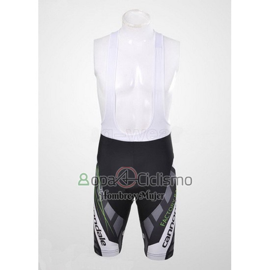Cannondale Ropa Ciclismo Culotte Corto 2012 Hombre Mangas Cortas Negro y Blanco