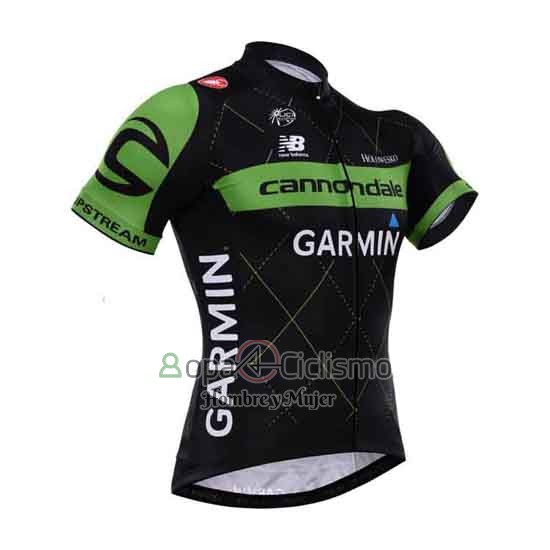 Cannondale Ropa Ciclismo Culotte Corto 2015 Hombre Mangas Cortas Verde y Negro