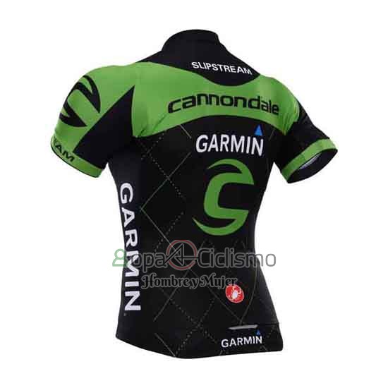 Cannondale Ropa Ciclismo Culotte Corto 2015 Hombre Mangas Cortas Verde y Negro
