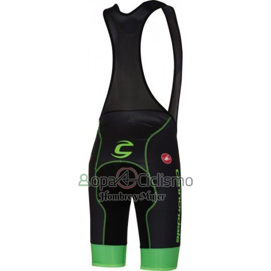 Cannondale Ropa Ciclismo Culotte Corto 2016 Hombre Mangas Cortas Negro y Verde