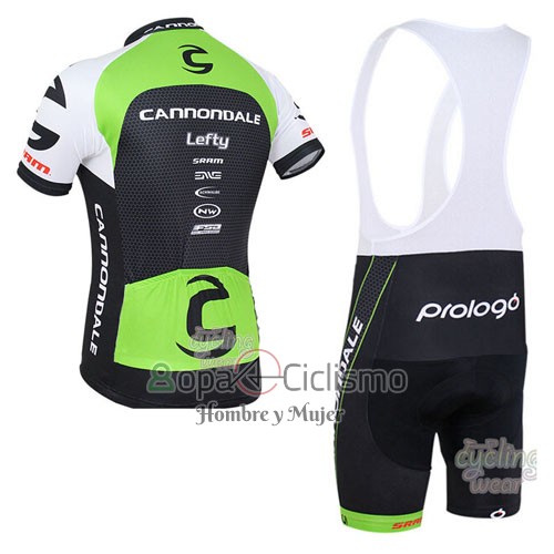 Cannondale Ropa Ciclismo Culotte Corto 2016 Hombre Mangas Cortas Verde y Negro