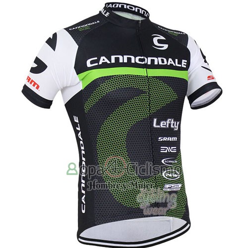 Cannondale Ropa Ciclismo Culotte Corto 2016 Hombre Mangas Cortas Verde y Negro