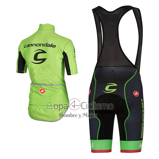 Cannondale Ropa Ciclismo Culotte Corto 2017 Hombre Mangas Cortas Verde