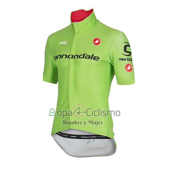 Cannondale Ropa Ciclismo Culotte Corto 2017 Hombre Mangas Cortas Verde