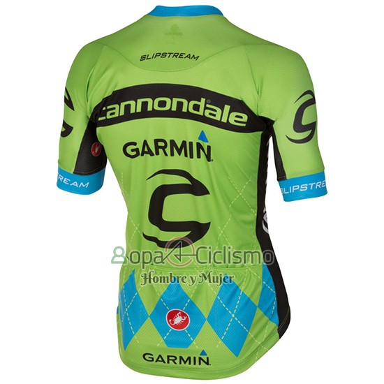Cannondale Ropa Ciclismo Culotte Corto 2017 Hombre Mangas Cortas Verde y Azul