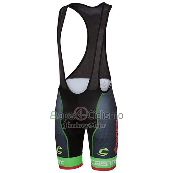 Cannondale Ropa Ciclismo Culotte Corto 2017 Hombre Mangas Cortas Verde y Azul