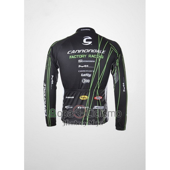 Cannondale Ropa Ciclismo Culotte Largo 2010 Hombre Mangas Largas Negro