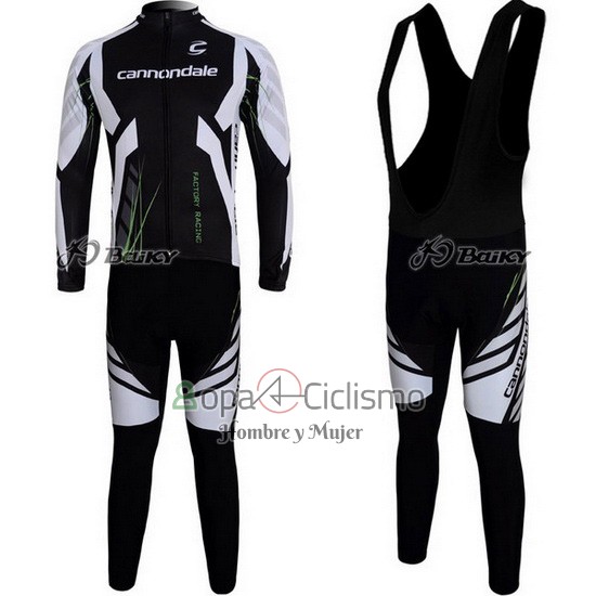 Cannondale Ropa Ciclismo Culotte Largo 2012 Hombre Mangas Largas Negro