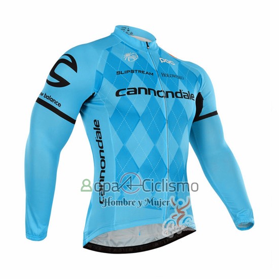 Cannondale Ropa Ciclismo Culotte Largo 2016 Hombre Mangas Largas Azul y Negro