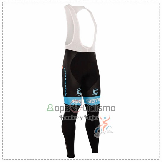 Cannondale Ropa Ciclismo Culotte Largo 2016 Hombre Mangas Largas Azul y Negro