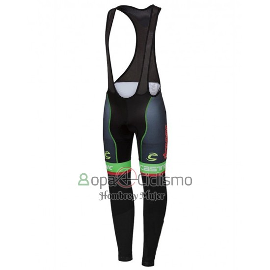 Cannondale Ropa Ciclismo Culotte Largo 2016 Hombre Mangas Largas Negro y Verde