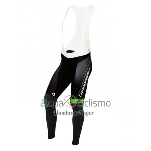 Cannondale Ropa Ciclismo Culotte Largo 2016 Hombre Mangas Largas Negro y Verde