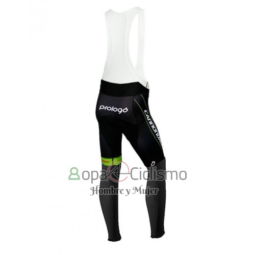 Cannondale Ropa Ciclismo Culotte Largo 2016 Hombre Mangas Largas Negro y Verde