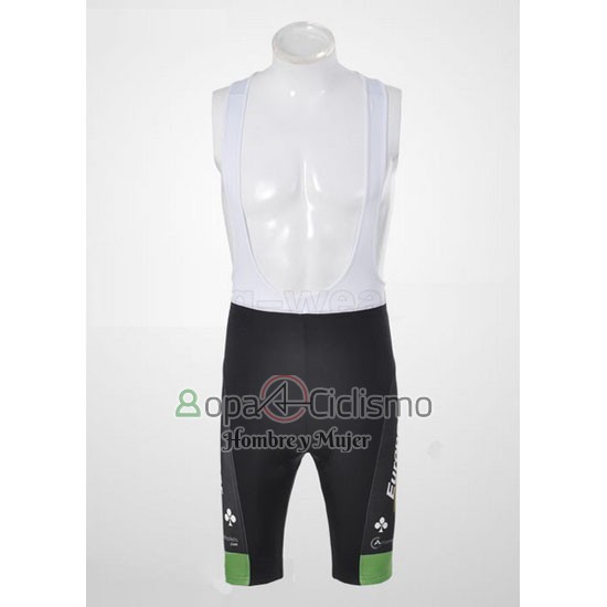 Europcar Ropa Ciclismo Culotte Corto 2011 Hombre Mangas Cortas Verde