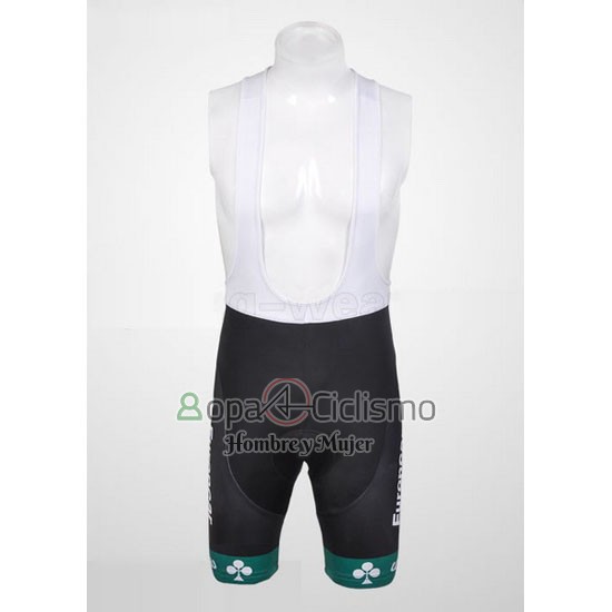 Europcar Ropa Ciclismo Culotte Corto 2012 Hombre Mangas Cortas Verde