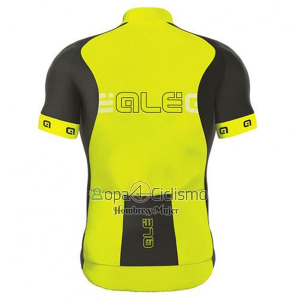 Ale Excel Ropa Ciclismo Culotte Corto 2017 Hombre Mangas Cortas Luz AMarillo