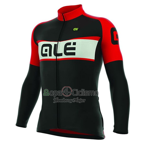 Ale Excel Ropa Ciclismo Culotte Largo 2017 Hombre Mangas Largas Weddell Rojo