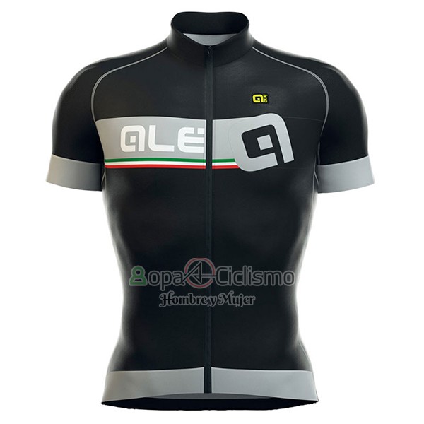 Ale Formula 1.0 ADriatico Ropa Ciclismo Culotte Corto 2017 Hombre Mangas Cortas Gris y Negro