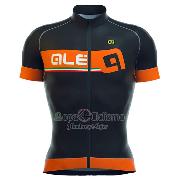 Ale Formula 1.0 ADriatico Ropa Ciclismo Culotte Corto 2017 Hombre Mangas Cortas Naranja y Negro