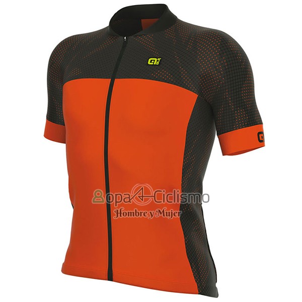 Ale Formula 1.0 Ultimate Ropa Ciclismo Culotte Corto 2017 Hombre Mangas Cortas Naranja y Negro