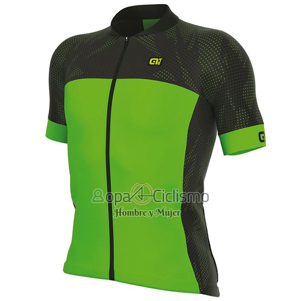 Ale Formula 1.0 Ultimate Ropa Ciclismo Culotte Corto 2017 Hombre Mangas Cortas Verde y Negro
