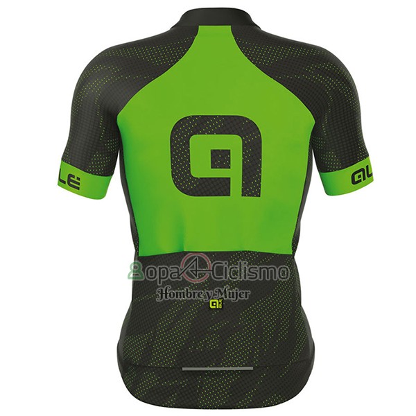 Ale Formula 1.0 Ultimate Ropa Ciclismo Culotte Corto 2017 Hombre Mangas Cortas Verde y Negro