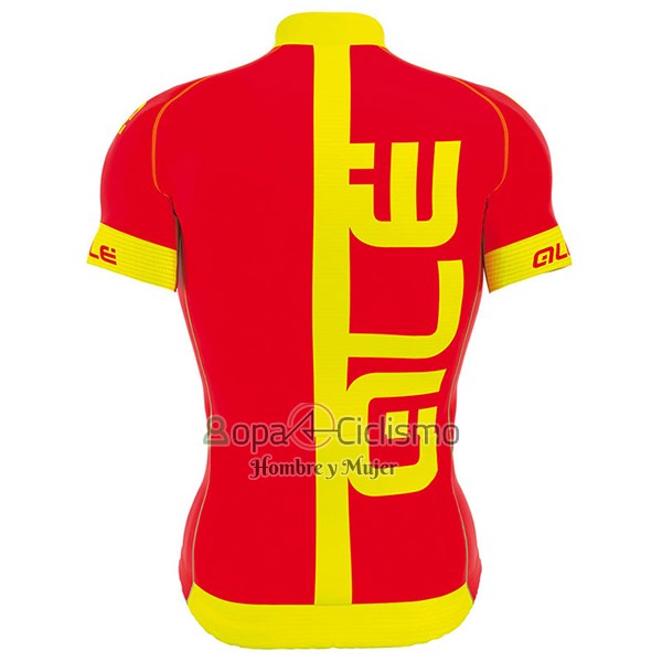 Ale Graphics Prr Arcobaleno Ropa Ciclismo Culotte Corto 2017 Hombre Mangas Cortas Rojo