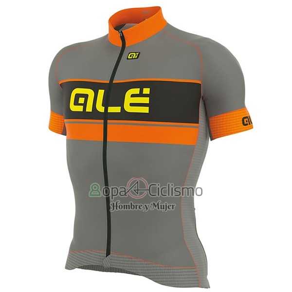 Ale Graphics Prr Bermuda Ropa Ciclismo Culotte Corto 2017 Hombre Mangas Cortas Naranja y Gris