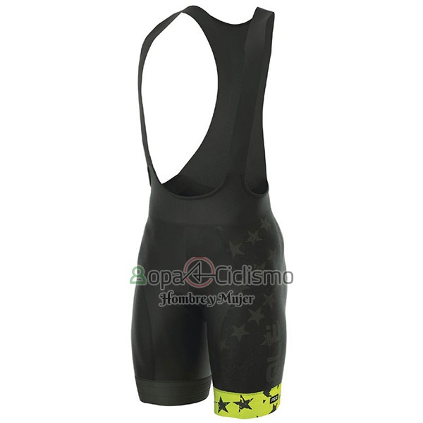 Ale Graphics Prr Star Ropa Ciclismo Culotte Corto 2017 Hombre Mangas Cortas AMarillo