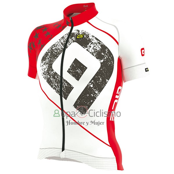 Ale Graphics Prr Star Ropa Ciclismo Culotte Corto 2017 Hombre Mangas Cortas Rojo