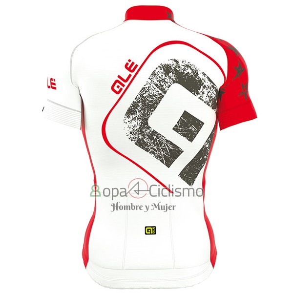 Ale Graphics Prr Star Ropa Ciclismo Culotte Corto 2017 Hombre Mangas Cortas Rojo