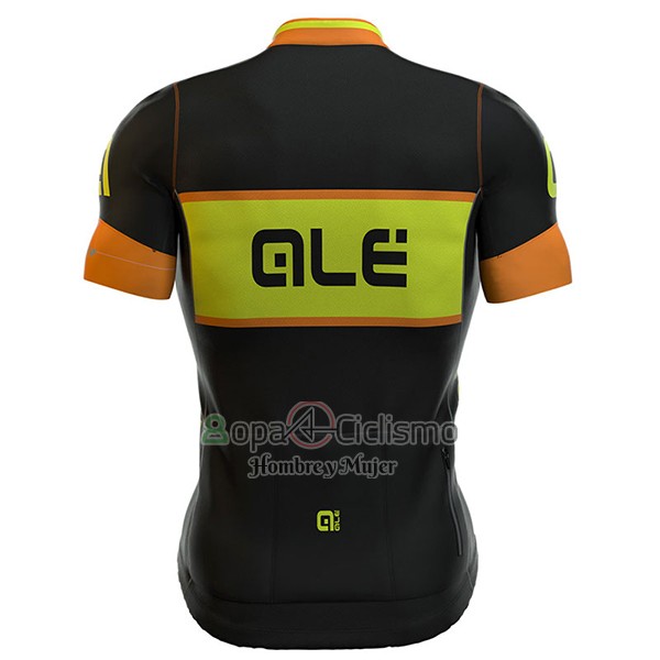 Ale R-ev1 Master Ropa Ciclismo Culotte Corto 2017 Hombre Mangas Cortas Naranja